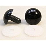 Cousin D.I.Y! Black Eyes 12 mm/.47 inch 6 pieces/package